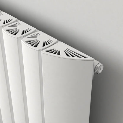 Carisa Gaia Dikey Alüminyum Radyatör Modern Tasarım Beyaz - carisa