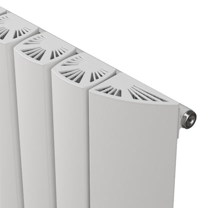 Carisa Gaia Yatay Alüminyum Radyatör Modern Tasarım Beyaz - carisa