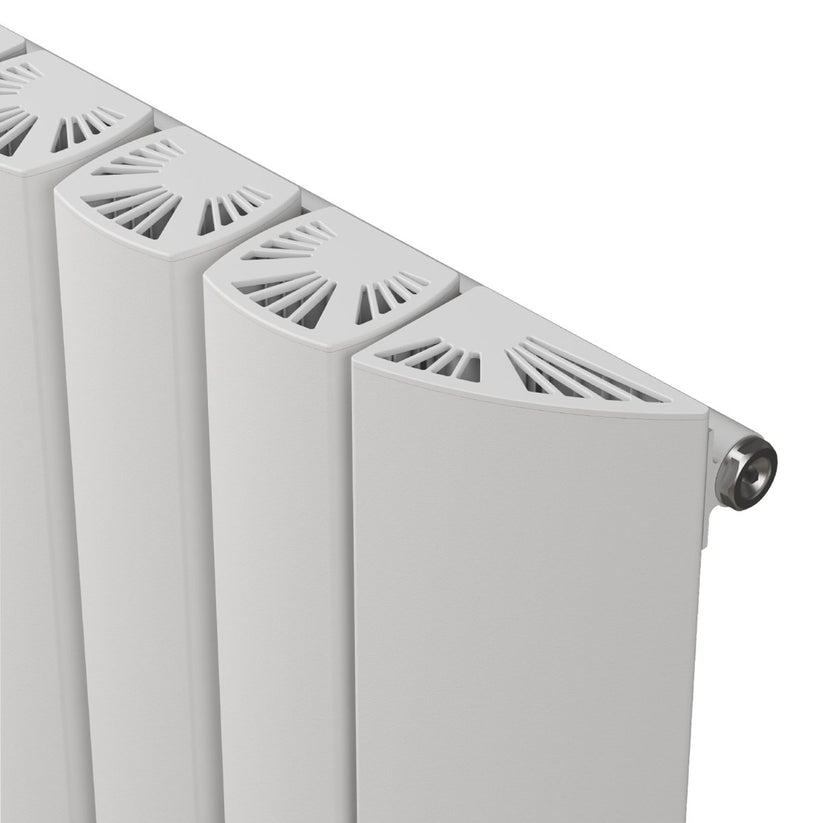 Carisa Gaia Yatay Alüminyum Radyatör Modern Tasarım Beyaz - carisa
