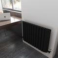 Carisa Gaia Yatay Alüminyum Radyatör Modern Tasarım Siyah - carisa