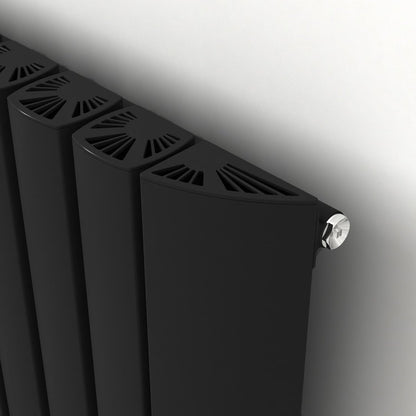 Carisa Gaia Yatay Alüminyum Radyatör Modern Tasarım Siyah - carisa