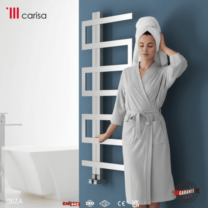 Carisa Ibiza Paslanmaz Çelik Havlupan Modern Tasarım Ayna Polisaj - carisa