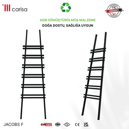 Carisa Jacobs F Alüminyum Havlupan Modern Tasarım Siyah - carisa