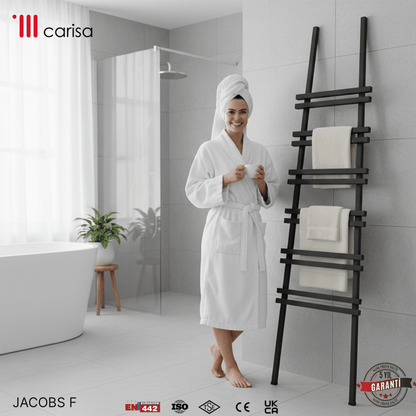 Carisa Jacobs F Alüminyum Havlupan Modern Tasarım Siyah - carisa
