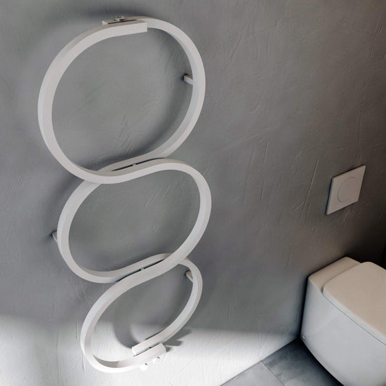 Carisa Kensington Paslanmaz Çelik Havlupan Modern Tasarım Beyaz - carisa