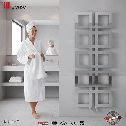 Carisa Knight Paslanmaz Çelik Havlupan Modern Tasarım Ayna Polisaj - carisa