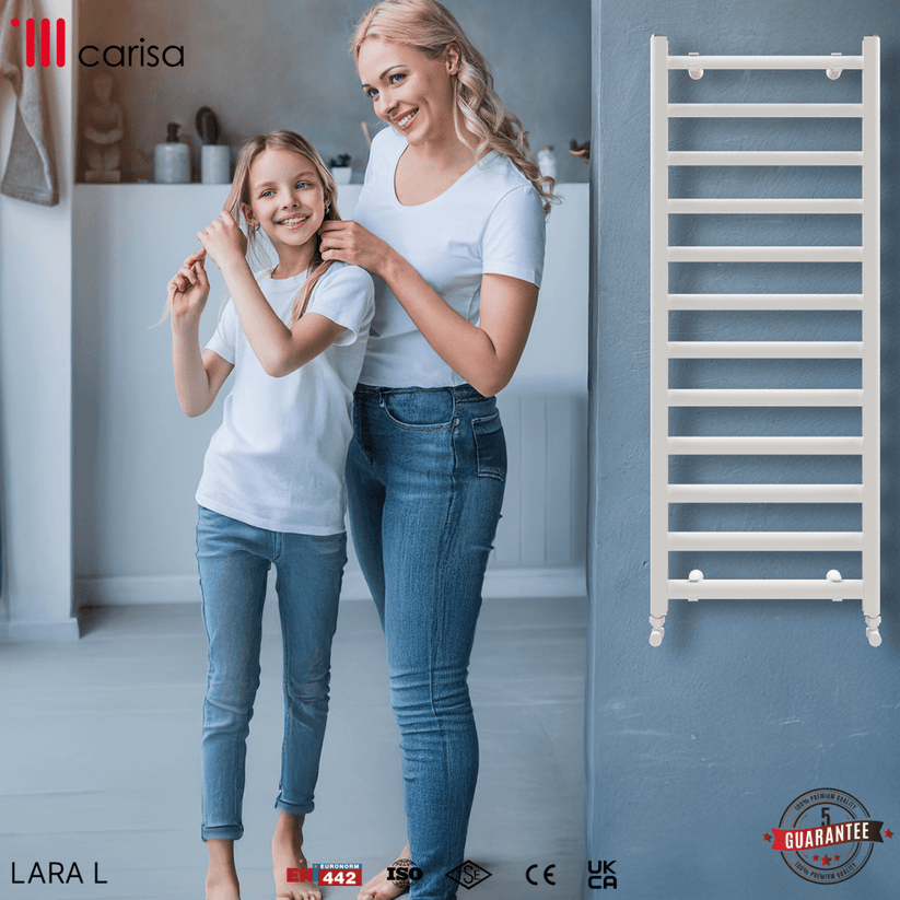 Carisa Lara L Alüminyum Havlupan Modern Tasarım Beyaz - carisa