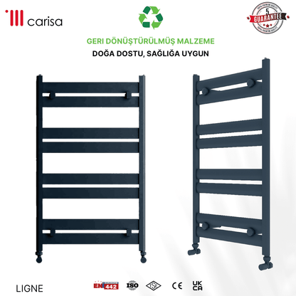 Carisa Ligne Alüminyum Havlupan Modern Tasarım Antrasit - carisa
