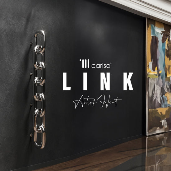 Carisa Link Dikey Paslanmaz Çelik Radyatör Modern Tasarım Satine - carisa