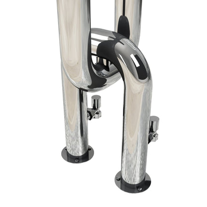 Carisa Link Floor Dikey Paslanmaz Çelik Radyatör Modern Tasarım Ayna Polisaj - carisa