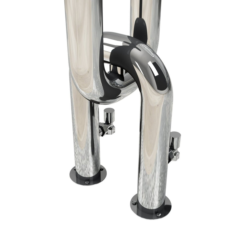 Carisa Link Floor Dikey Paslanmaz Çelik Radyatör Modern Tasarım Ayna Polisaj - carisa