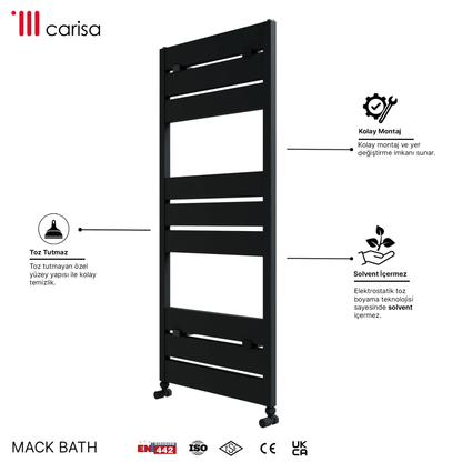 Carisa Mack Bath Alüminyum Havlupan Modern Tasarım Antrasit - carisa