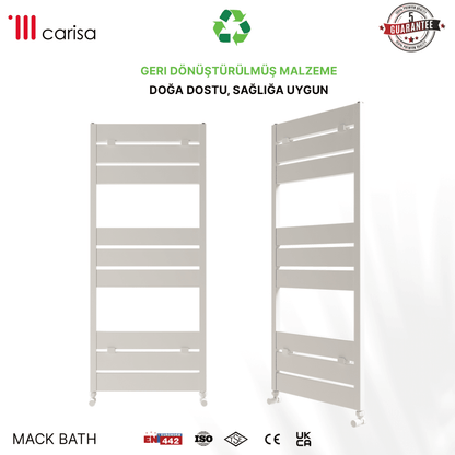 Carisa Mack Bath Alüminyum Havlupan Modern Tasarım Beyaz - carisa