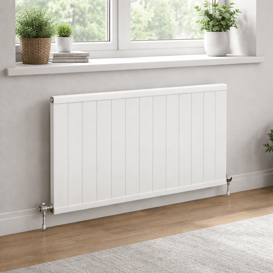 Carisa Mack Yatay Alüminyum Radyatör Modern Tasarım Beyaz - carisa