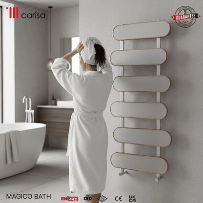 Carisa Magico Bath Alüminyum Havlupan Modern Tasarım Beyaz - carisa