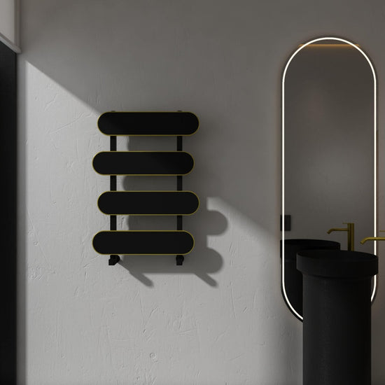 Carisa Magico Bath Alüminyum Havlupan Modern Tasarım Siyah - carisa