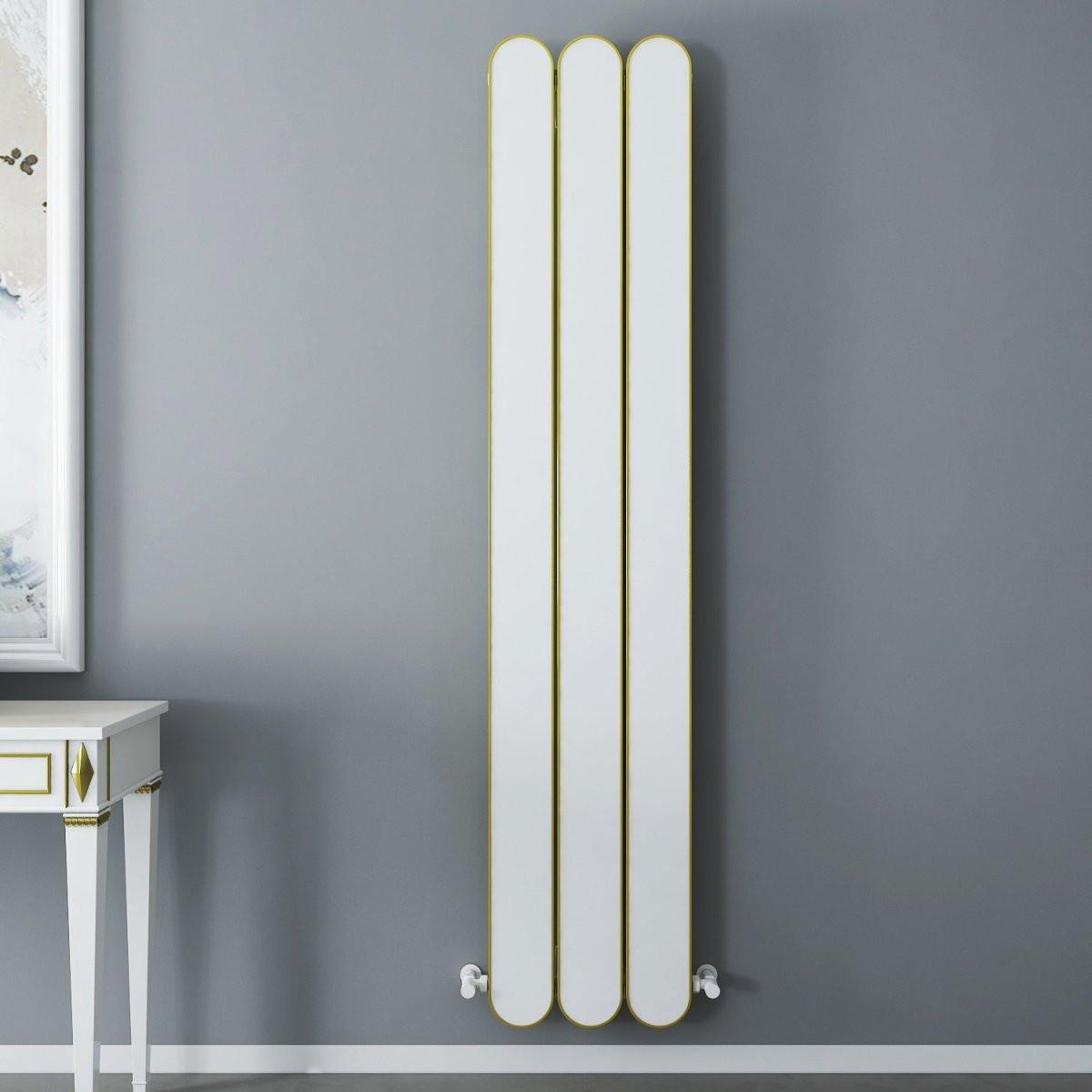 Carisa Magico Dikey Alüminyum Radyatör Modern Tasarım Beyaz - carisa