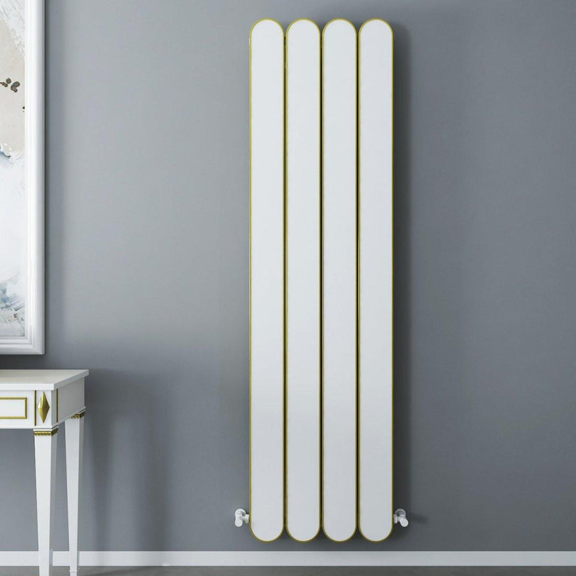 Carisa Magico Dikey Alüminyum Radyatör Modern Tasarım Beyaz - carisa