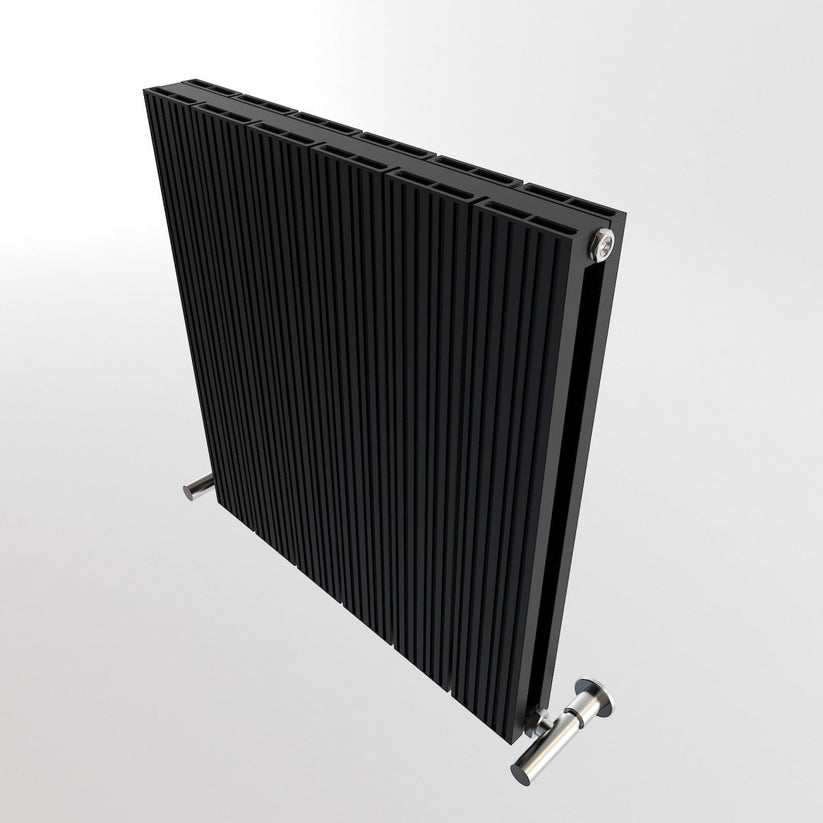 Carisa Monza Double Alüminyum Radyatör Siyah Standart Bağlantı - carisa