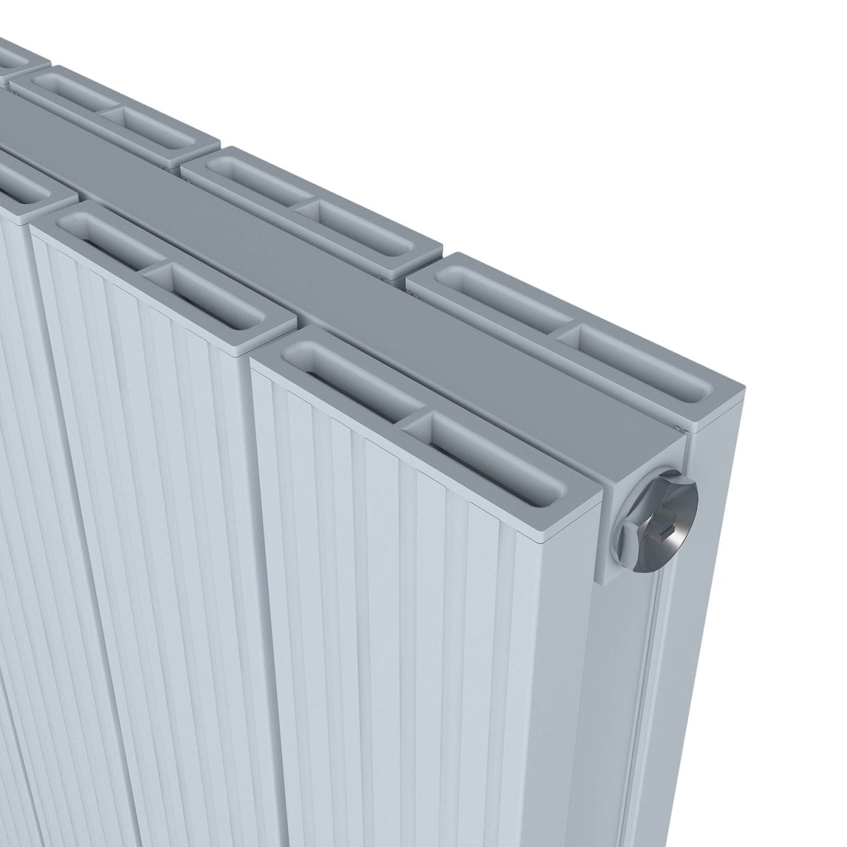 Carisa Monza Double Dikey Alüminyum Radyatör Modern Tasarım Beyaz - carisa