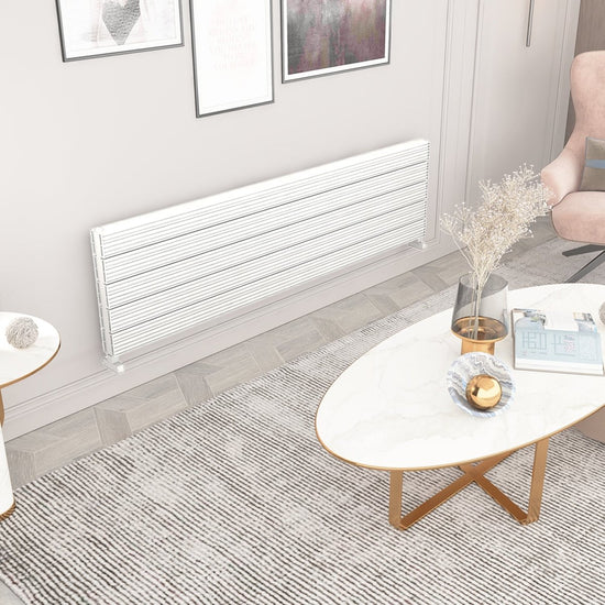 Carisa Monza Double Xl Yatay Alüminyum Radyatör Modern Tasarım Beyaz - carisa