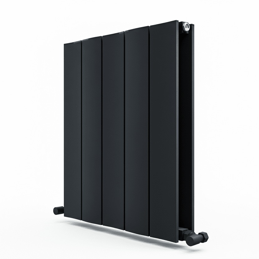 Carisa Moscow Alüminyum Radyatör Siyah Standart Bağlantı - carisa