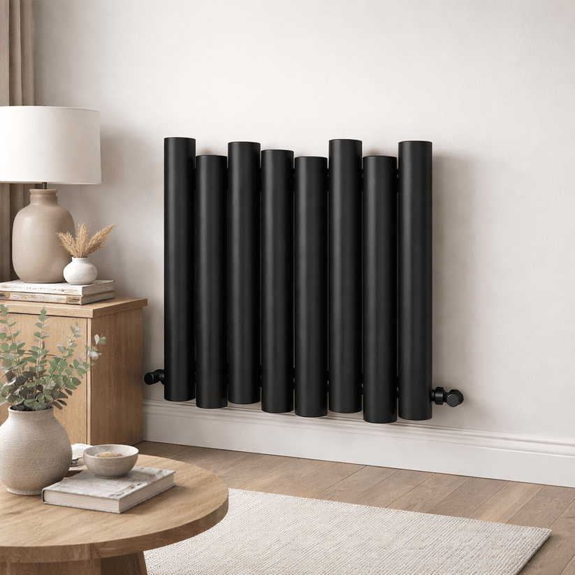 Carisa Motion Yatay Alüminyum Radyatör Modern Tasarım Siyah - carisa