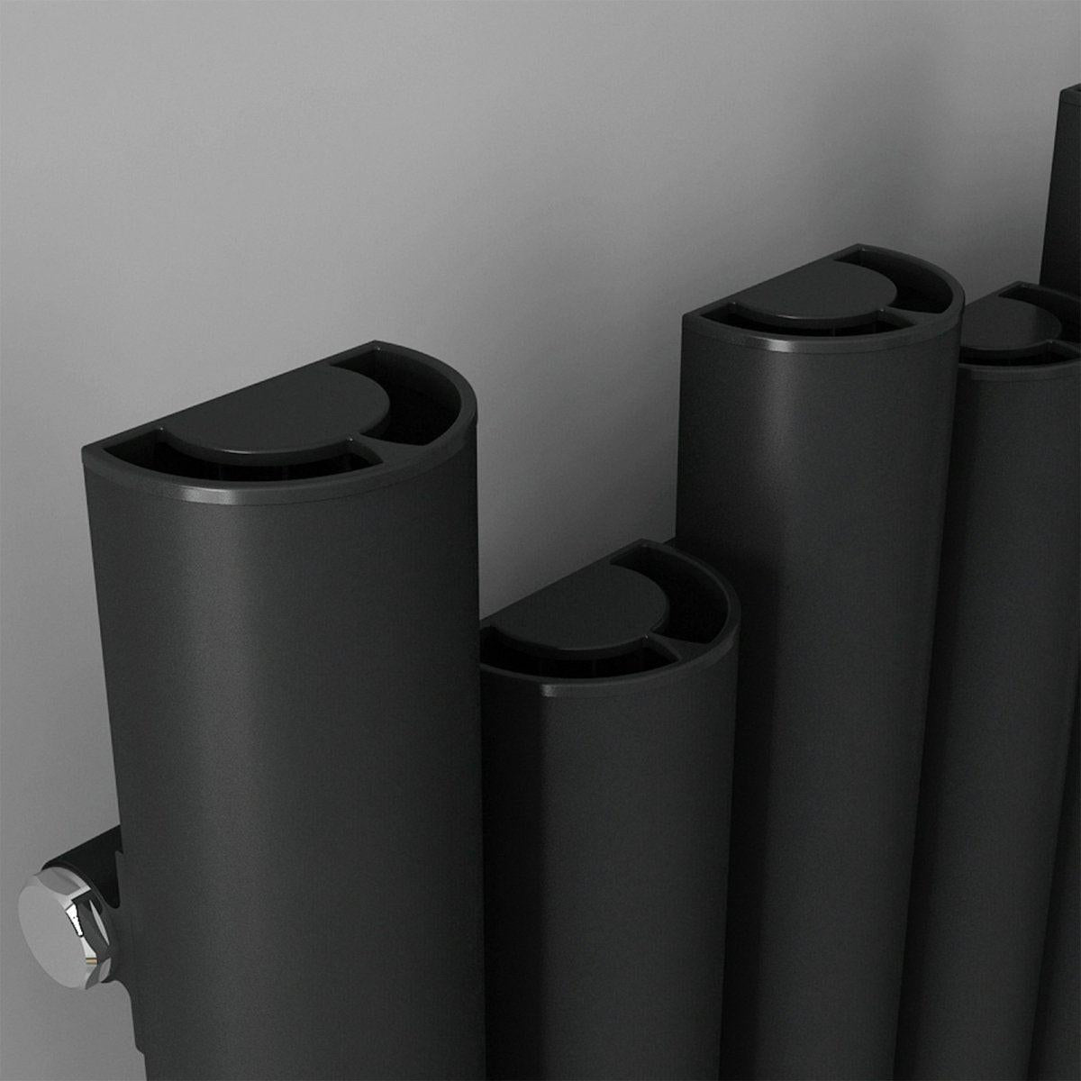 Carisa Motion Yatay Alüminyum Radyatör Modern Tasarım Siyah - carisa