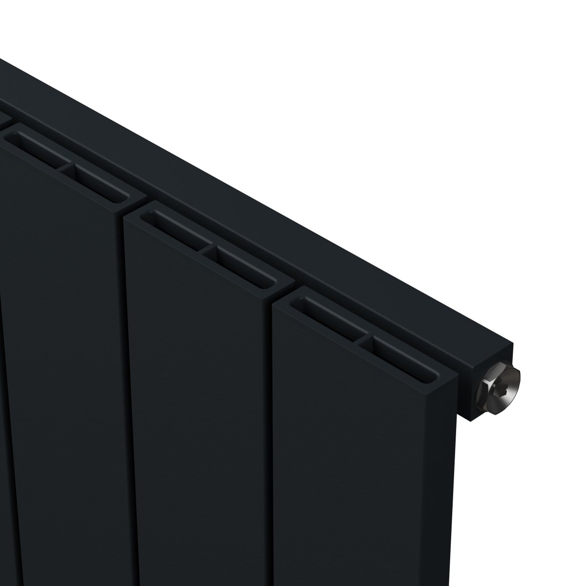 Carisa Nemo Alüminyum Radyatör Siyah Standart Bağlantı - carisa