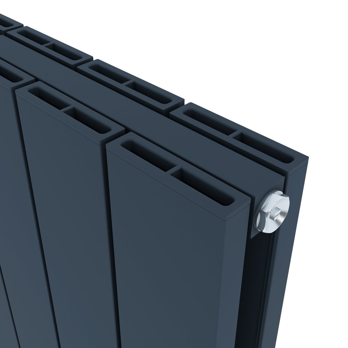 Carisa Nemo Dikey Alüminyum Radyatör Modern Tasarım Antrasit - carisa