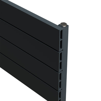 Carisa Nemo Double Xl Yatay Alüminyum Radyatör Modern Tasarım Antrasit - carisa