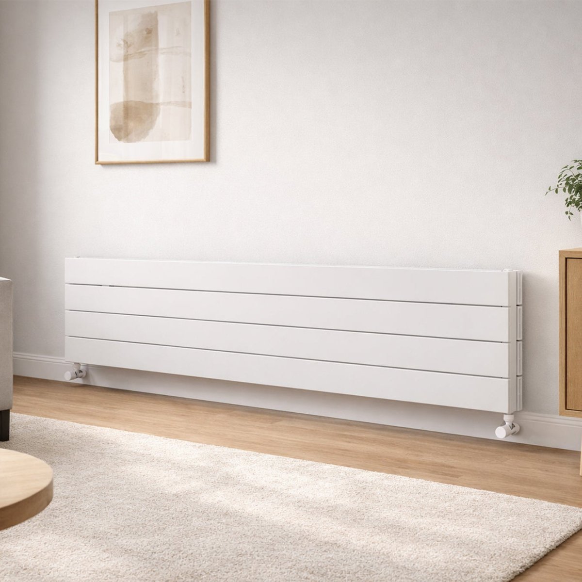 Carisa Nemo Double Xl Yatay Alüminyum Radyatör Modern Tasarım Beyaz - carisa