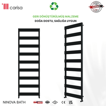 Carisa Ninova Bath Alüminyum Havlupan Modern Tasarım Antrasit - carisa