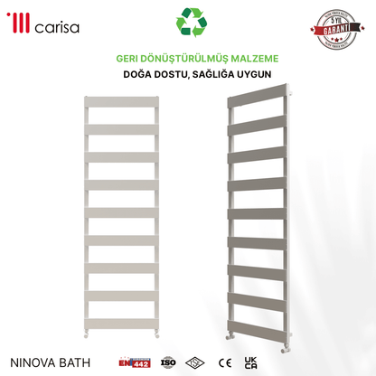 Carisa Ninova Bath Alüminyum Havlupan Modern Tasarım Beyaz - carisa