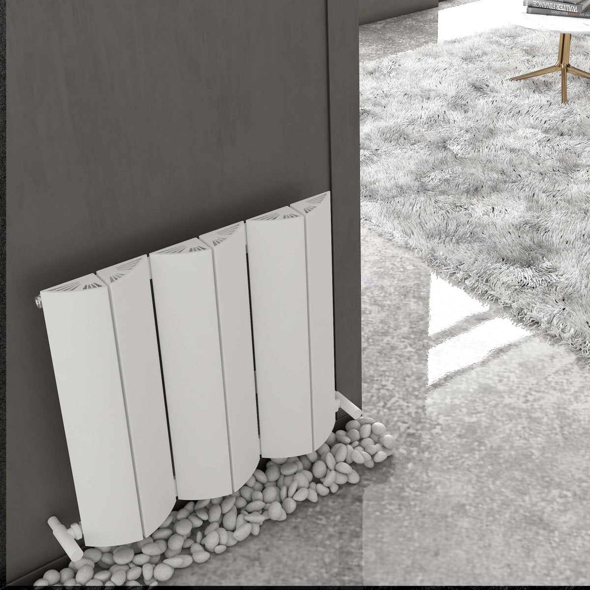 Carisa Nixie Yatay Alüminyum Radyatör Modern Tasarım Beyaz - carisa