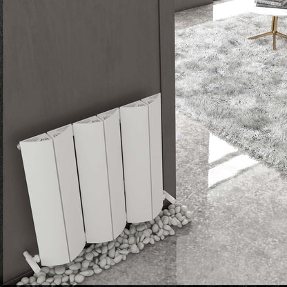 Carisa Nixie Yatay Alüminyum Radyatör Modern Tasarım Beyaz - carisa