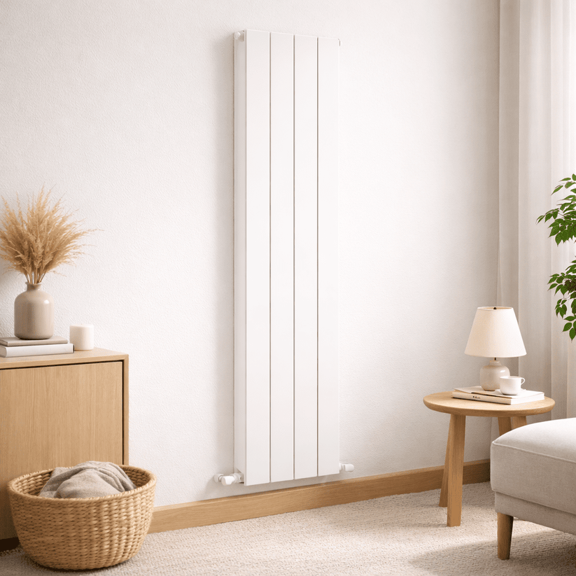 Carisa Otto Dikey Alüminyum Radyatör Modern Tasarım Beyaz - carisa