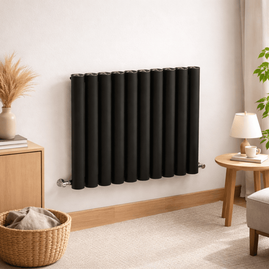 Carisa Otto Yatay Alüminyum Radyatör Modern Tasarım Siyah - carisa