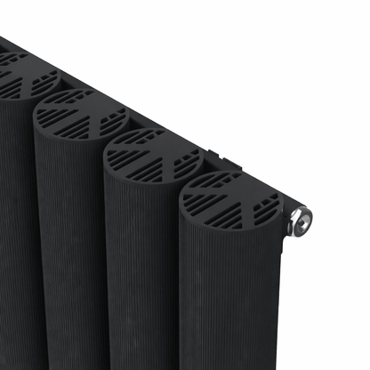 Carisa Otto Yatay Alüminyum Radyatör Modern Tasarım Siyah - carisa