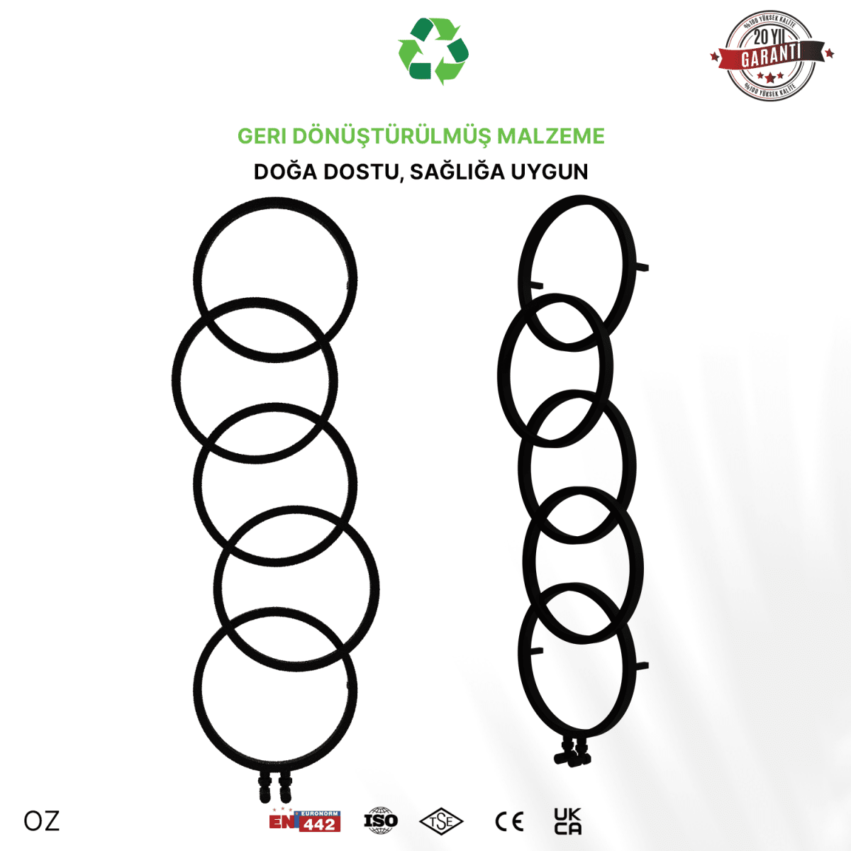 Carisa Oz Paslanmaz Çelik Havlupan Modern Tasarım - carisa
