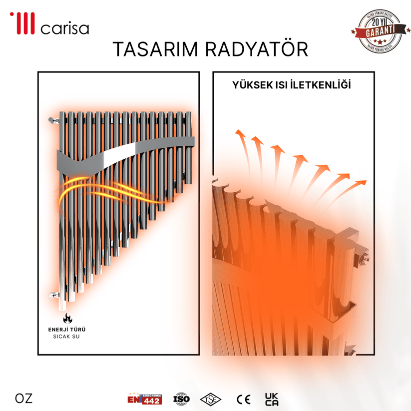 Carisa Pan Paslanmaz Çelik Havlupan Modern Tasarım Ayna Polisaj - carisa