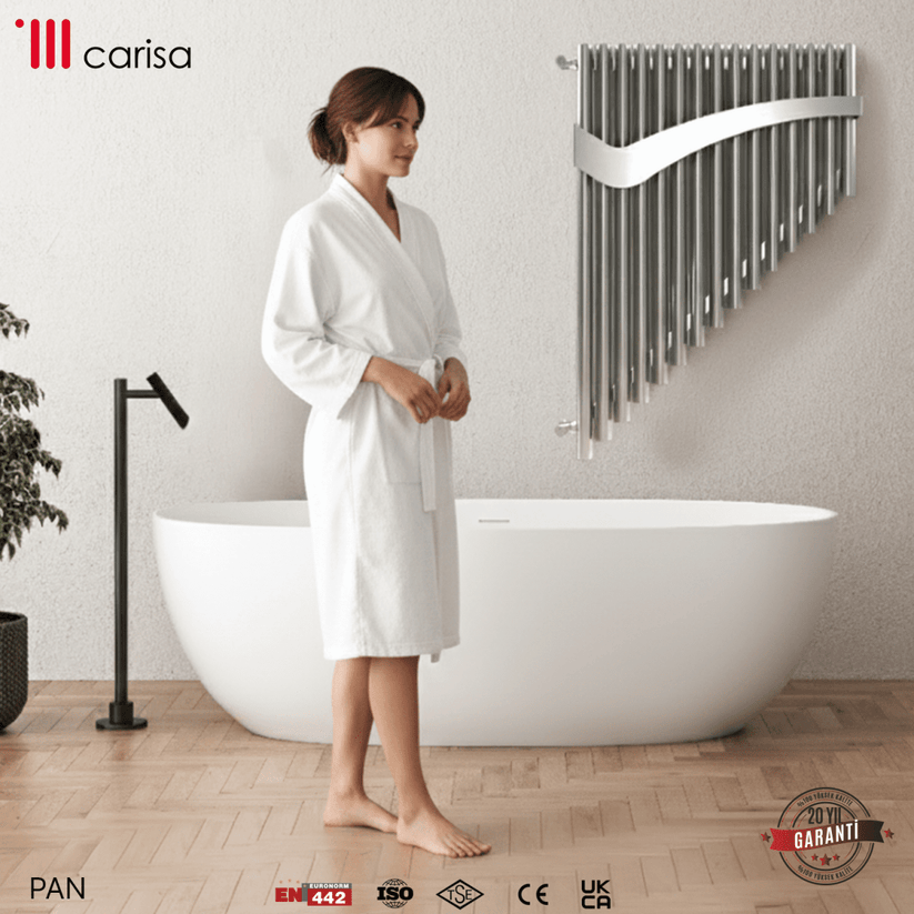Carisa Pan Paslanmaz Çelik Havlupan Modern Tasarım Satine - carisa