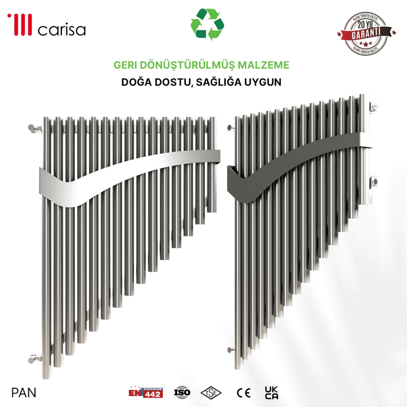 Carisa Pan Paslanmaz Çelik Havlupan Modern Tasarım Satine - carisa