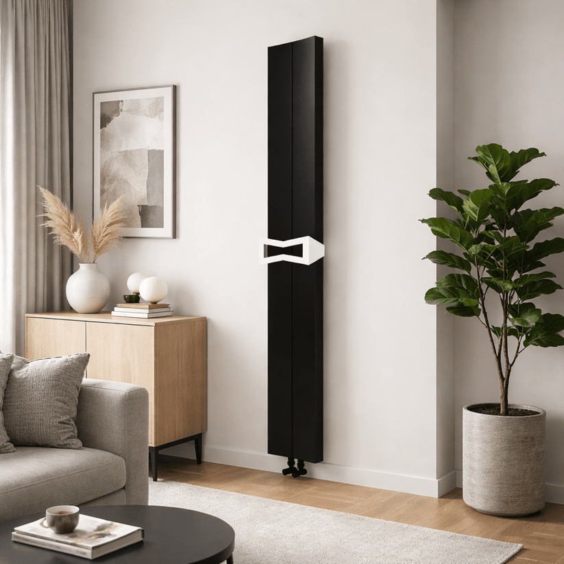 Carisa Papillion Bath Alüminyum Havlupan Modern Tasarım Siyah - carisa