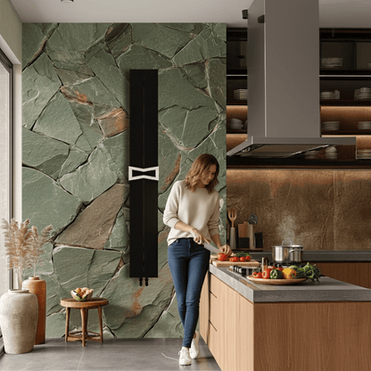 Carisa Papillion Bath Alüminyum Havlupan Modern Tasarım Siyah - carisa