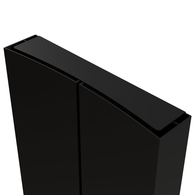 Carisa Papillion Bath Alüminyum Havlupan Modern Tasarım Siyah - carisa