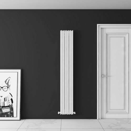 Carisa Pipette Dikey Alüminyum Radyatör Modern Tasarım Beyaz - carisa