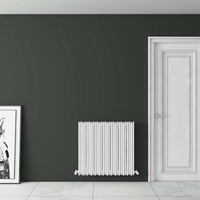 Carisa Pipette Yatay Alüminyum Radyatör Modern Tasarım Beyaz - carisa