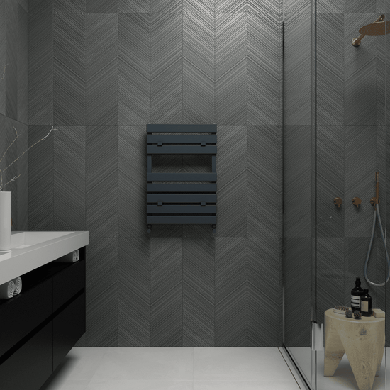 Carisa Plata Bath Alüminyum Havlupan Modern Tasarım Antrasit - carisa