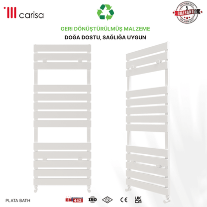 Carisa Plata Bath Alüminyum Havlupan Modern Tasarım Beyaz - carisa